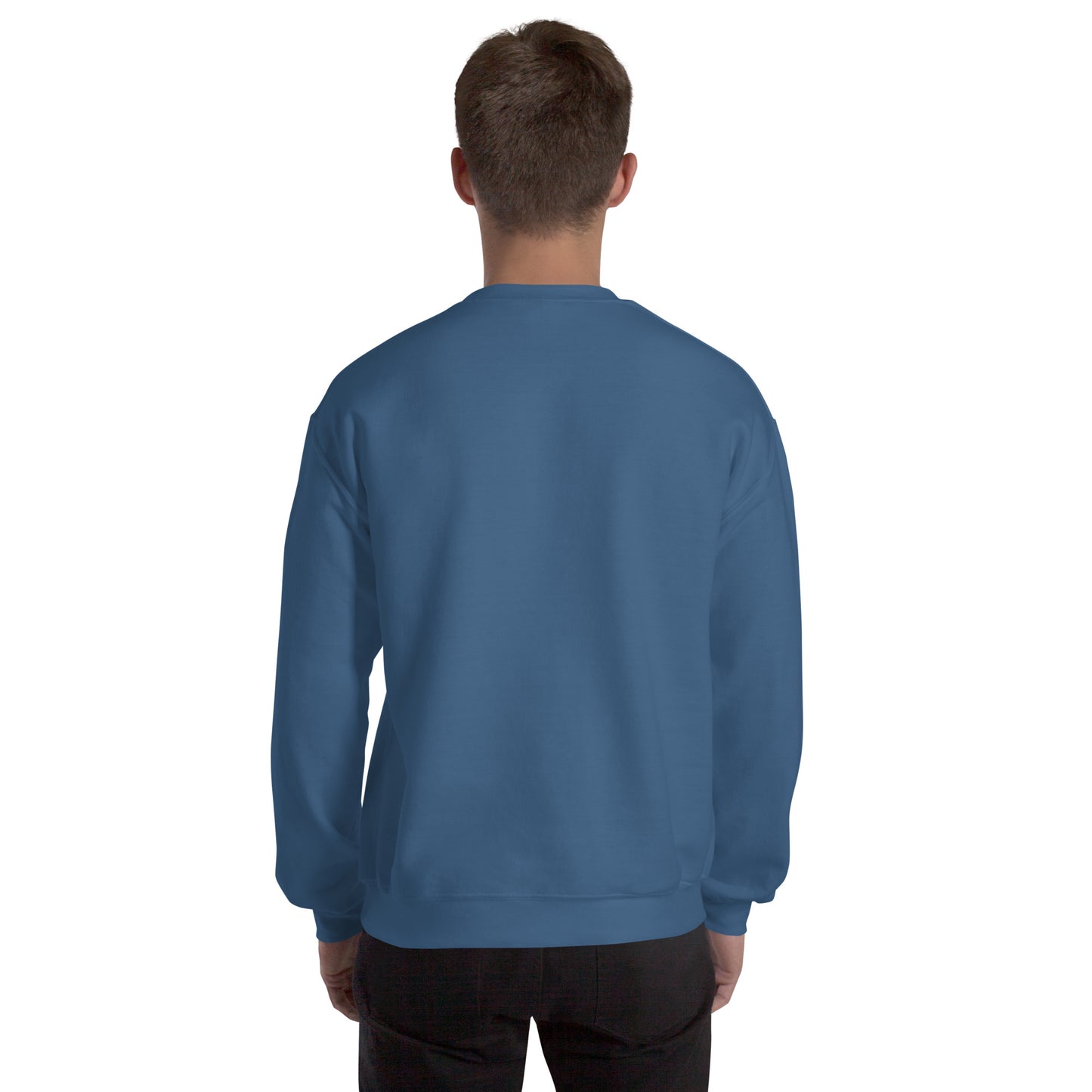 Men’s Sweatshirt, Great Smoky Mountains, indigo, back men