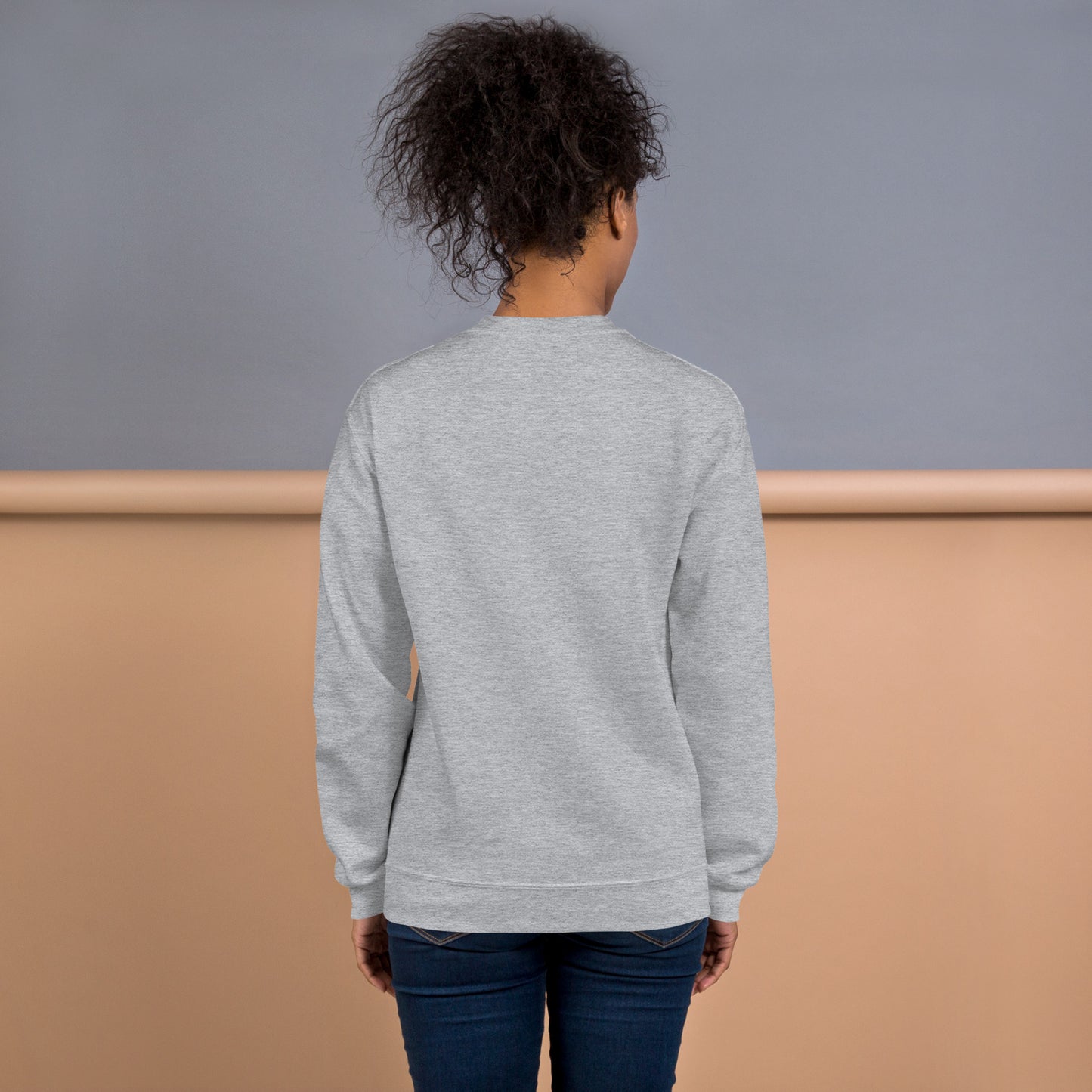 Women’s Sweatshirt - Great Smoky Mountains Adventure - National Park Apparel, Gray, back side
