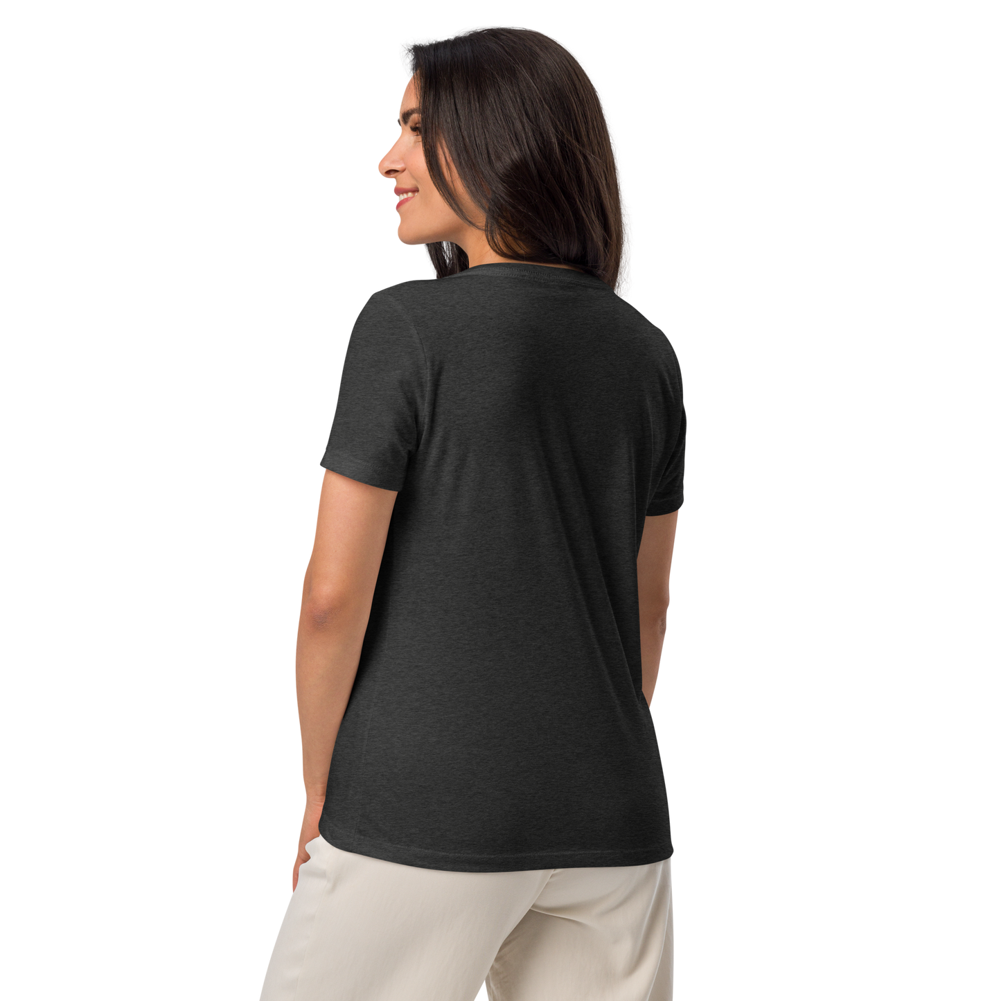 Women’s Relaxed V-Neck T-Shirt - I Love Adventure - Comfortable and Stylish