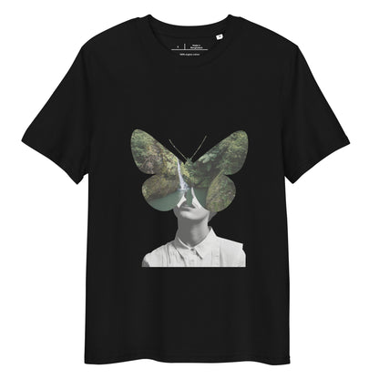 Men’s Organic Cotton T-Shirt – Eco-Friendly Comfort for Everyday Wear black, full body, front