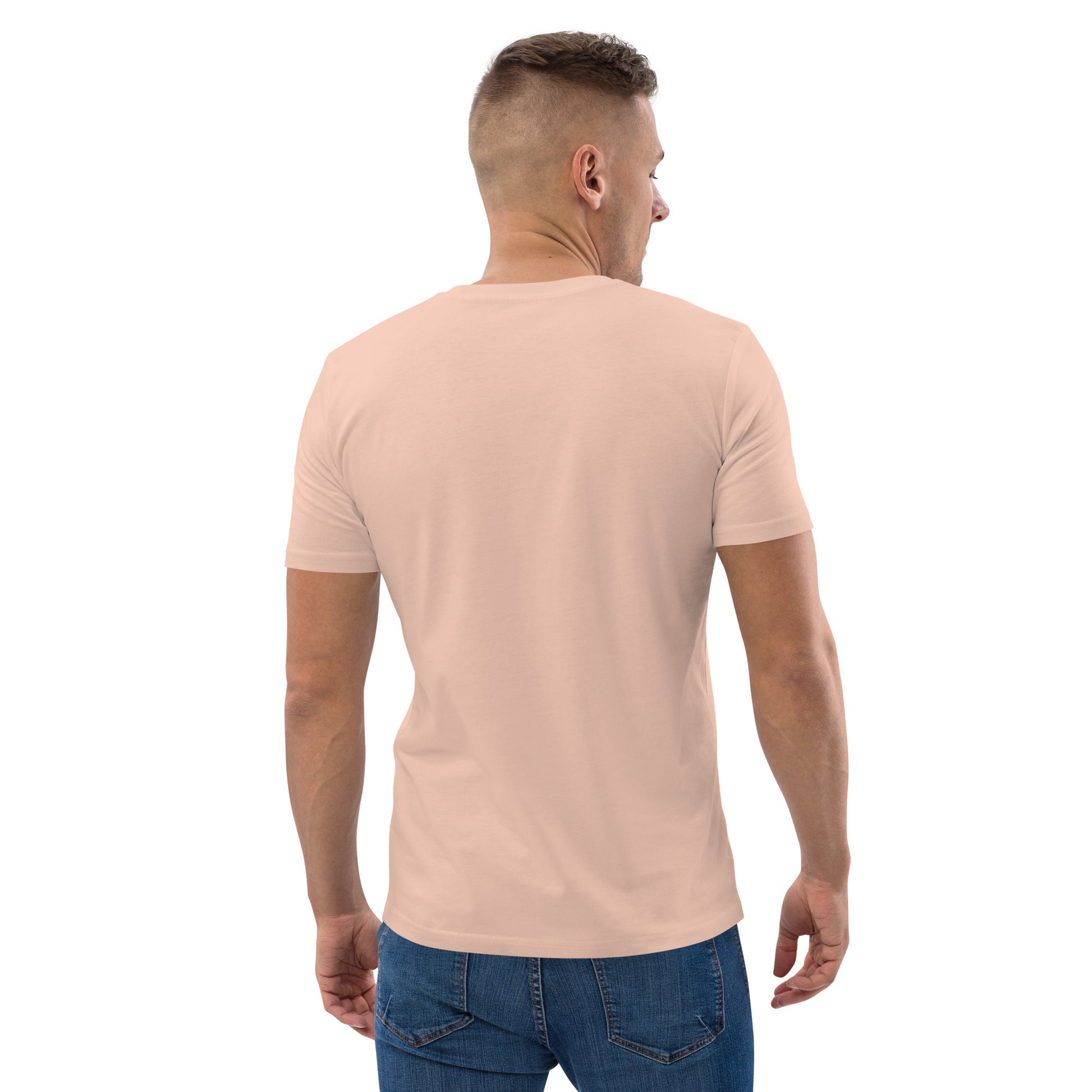 Men’s Organic Cotton T-Shirt – Eco-Friendly Comfort for Everyday Wear fraiche, men, back