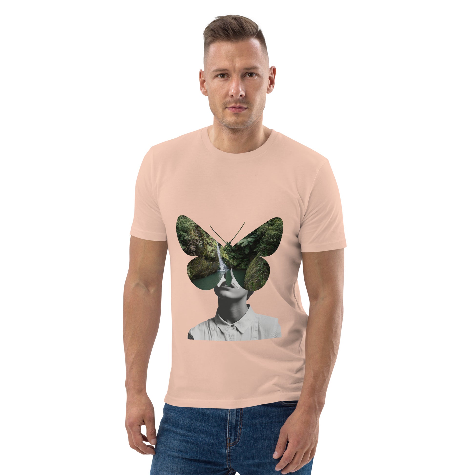 Men’s Organic Cotton T-Shirt – Eco-Friendly Comfort for Everyday Wear fraiche, men, front