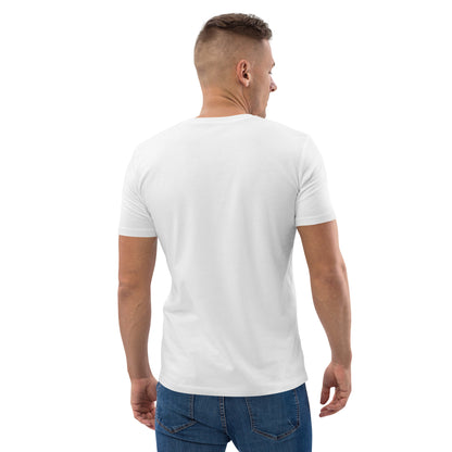 Men’s Organic Cotton T-Shirt – Eco-Friendly Comfort for Everyday Wear white, men, back