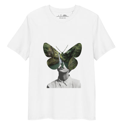Men’s Organic Cotton T-Shirt – Eco-Friendly Comfort for Everyday Wear white, full body, front