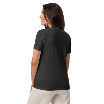 I love adventure - Women’s relaxed v-neck t-shirt