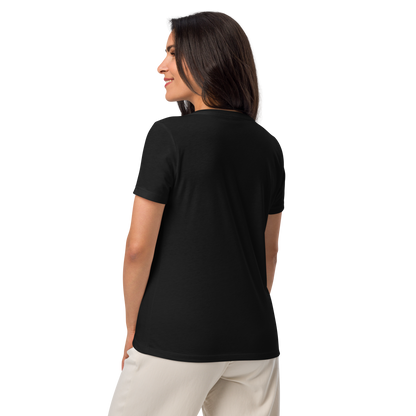 I love adventure - Women’s relaxed v-neck t-shirt